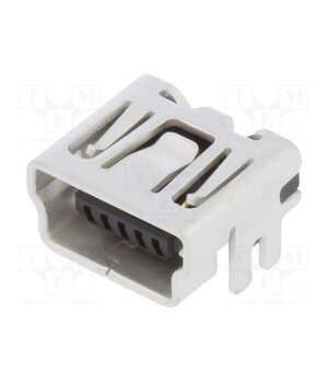 UX60SC-MB-5S8 Connector: USB B mini; socket; UX; on PCBs; SMT,THT; PIN: 5; USB 2.0 b9M53VIa1Ska03ptOdpJs5oV9aUPrpgYpLQO4RGudNc