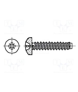 2097265 Screw; for metal; 2.2x9.5; Head: cheese head; Pozidriv; PZ1; steel pxQRm3NAbKAcj-h_mw9YuB7esqqWVobxVwqycRlb3I0