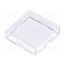 AT4074J Cap; 12x12x3mm; transparent; UB; UB fr8iySAl2Pq2CAuZskFJhRxZmzVLlDgrQ_Q3JkneyW4