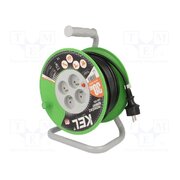 W-97371 Extension lead; 3G1.5mm2; 30m; PVC; black; Sockets no: 4; reel; 16A IjCdHtjrwfFgbcwxrpT1TJxX-GNYiWWM5Y9i04Ixtew