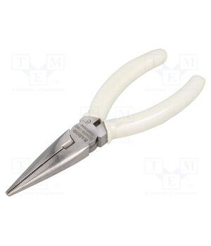 SS406-160 Pliers; half-rounded nose; 160mm cyiYbWDLiq6uB2gIpa5VOijor5YdPrJ61_iwKGwRrno