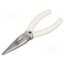 SS406-160 Pliers; half-rounded nose; 160mm cyiYbWDLiq6uB2gIpa5VOijor5YdPrJ61_iwKGwRrno