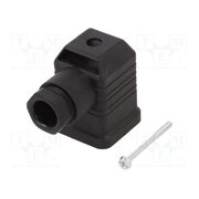 932547200 GDMW 3011 DF SCHWARZ Connector: valve connector; plug; form A; 18mm; female; PIN: 4; 16A Pu7MgJDlpVkzBwl0dld49DJkT82p55ehObLiZCuylG4