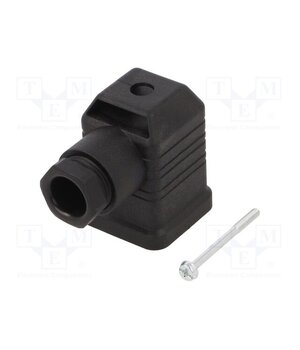 932547200 GDMW 3011 DF SCHWARZ Connector: valve connector; plug; form A; 18mm; female; PIN: 4; 16A Pu7MgJDlpVkzBwl0dld49DJkT82p55ehObLiZCuylG4