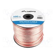 SC-2X15-10CC-1000-TR Wire: loudspeaker cable; 2x1.5mm2; stranded; CCA; transparent JyiPlcZkjMkgT3Q1gS5Wm5HJrfcxDDFaahQvipG1FW4