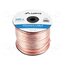 SC-2X15-10CC-1000-TR Wire: loudspeaker cable; 2x1.5mm2; stranded; CCA; transparent JyiPlcZkjMkgT3Q1gS5Wm5HJrfcxDDFaahQvipG1FW4