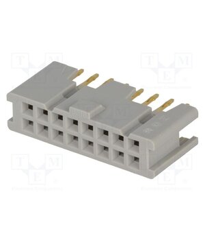 8516-4500PL Connector: IDC; socket; female; PIN: 16; straight; 3A; THT; 2.54mm bHU9_P2Slco8SP03u0ZWkzhYbXgB8Vp9VO6OogvLFsY