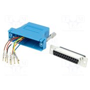DA25-SMJ8-B-K Transition: adapter; D-Sub 25pin female,RJ45 socket; blue 7yV-fI3mrqkgowzOJFVo2CgPVqCNIF3Oa5uRUrjWrFY