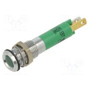19010251 Indicator: LED; superflat; green; 12VDC; Ø8mm; IP40; connectors onP48SW5QmTnRtS0hdI220gS5kLjRntOfYjFfSkDSks