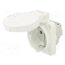 105-0W Connector: AC supply; socket; 2P+PE; 250VAC; 16A; white; PIN: 3; IP54 0VG3mO3Vcefv35GeyrBaB8owFrr2DqfoWocR4mFFYtE