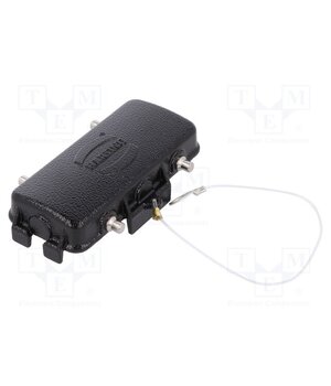 09307165425 Protection cover; size 16B; cord; Han® B; for double latch; black HC3IsiN8lQRnoFl5bgltBB0hDEEBe3RRHkV5cQQmapk