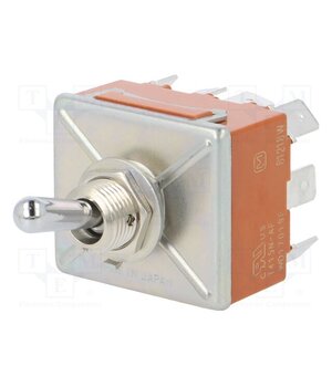 T415NAULCSAFJ Switch: toggle; Pos: 2; 4PDT; ON-ON; 15A/250VAC; 15A/30VDC; -25÷85°C 0pdVYdnlxZIro_W5OpMg09MGqa0A9M0pykgpbPmFvH4