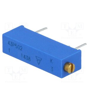 M43P502KB40 Potentiometer: mounting; multiturn; 5kΩ; 750mW; No.of el.turns: 15 Bleo0ZwGzwW5FlB-_VsvXmvNAyiA2OrxEHLONm9F8Lg