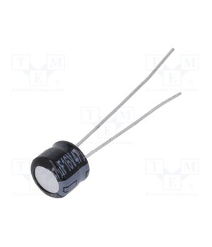 ECEA1CKS470 Capacitor: electrolytic; THT; 47uF; 16VDC; Ø6.3x5mm; Pitch: 2.5mm rG52CjRCM5hmi2zJNFiC9ckbO8f3ivr22CBOqdX3h9s