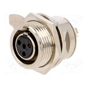 AG4FCE Connector: XLR mini; socket; female; PIN: 4; soldering; 5A; 0.5mm2 4nFGv9ntKblZfwOgcm8fzGIkQSW1YnnfxOeTWTD45R0