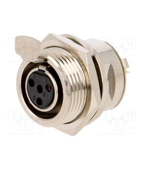 AG4FCE Connector: XLR mini; socket; female; PIN: 4; soldering; 5A; 0.5mm2 4nFGv9ntKblZfwOgcm8fzGIkQSW1YnnfxOeTWTD45R0