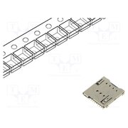 SIM7100-8-1-15-00-A Connector: for cards; Micro SIM; push-push; SMT; gold flash; PIN: 8 l1v4EVfenPtYoYWW32PQQU3JhGwymwaAwCtHNhr6tbA