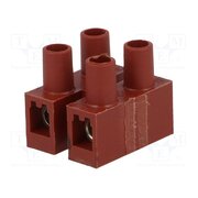 BM 93FS2 Connector: terminal block; 400V; with wire protector; brown; 4mm2 fsdFUE3J9qXfOBjGKwlyJjqK6zDYEeOO7WGLmrunkfY