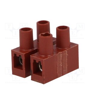 BM 93FS2 Connector: terminal block; 400V; with wire protector; brown; 4mm2 fsdFUE3J9qXfOBjGKwlyJjqK6zDYEeOO7WGLmrunkfY