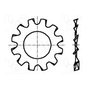 1229176 Washer; externally serrated; M2,5; D=5.5mm; h=0.4mm; spring steel hIOYeUSuVtumdjrdiKu2Zh50r-8HB-3hvIxi859T9Lk