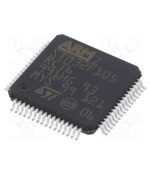 STM32F105RCT6 IC: STM32 ARM microcontroller; 72MHz; LQFP64; 2÷3.6VDC; -40÷85°C zempst0yNVz9NG2VC4U644uFXj2ax9BM_c9-iLyFTEQ