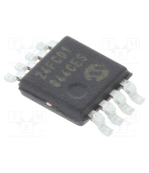 24FC01-I/MS IC: EEPROM memory; 1kbEEPROM; I2C; 128x8bit; 1.7÷5.5V; 1MHz; MSOP8 eO_tngsPB7o1LVz4qBCv2katbhj-_UJ5gtvbFtxVju8