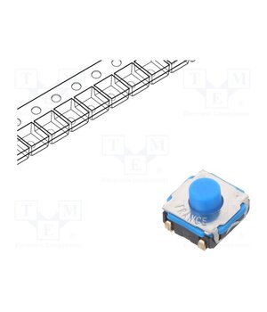 KSC721J LFS Microswitch TACT; SPST-NO; Pos: 2; 0.05A/32VDC; SMT; none; 4.3mm NKKqvJzoykj7cmmsXIAPqEMgH24mxpKrbCRiqNocXFM