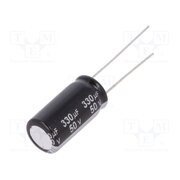 EEUEB1H331 Capacitor: electrolytic; THT; 330uF; 50VDC; Ø10x20mm; Pitch: 5mm x7rsq4_HIXneeebbLaIRGTTxDgLK6orPfh7X9v9McDg