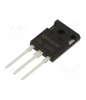 MBR4060WT Diode: Schottky rectifying; THT; 60V; 40A; TO247AD; Ufmax: 750mV LCm1ZKL29yqILcKRXxqpbuzsD7kwqQxK1MNT-CU7Drs