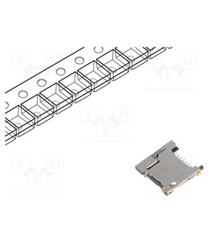 MEM2090-00-145-00-A Connector: for cards; microSD; push-push; SMT; gold flash; PIN: 8 gbQCN-P2BUbMhtRKVt2laOxARh08RMcqLBw0r_hkCvM