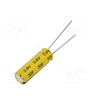 LY13R808025M306R-L Supercapacitor; THT; 30F; 2.5÷3.8VDC; ±20%; Ø8x25mm; 3.4A; -25÷70°C Aw4fabWsfJVc3LYB3vXXgQMMq_2-NtSUXhvyGXBzlXY