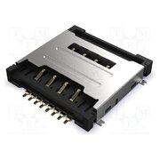 SIM6050-8-0-30-00-A Connector: for cards; Mini SIM; double,push-pull; SMT; gold flash GQ0oRd1sp8NJUf2n_yblCBaTwbNJ9WYyNs0CFsgvlvQ