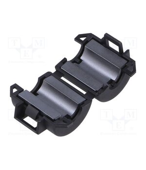 RRC-16-8-16-M Ferrite: two-piece; on round cable; Ø: 8mm; 75Ω; A: 19.2mm; B: 23.4mm k5TsZkn-qEqrVD0KrkFOmcXtzlX9rZ5LvtC8B9x55gQ