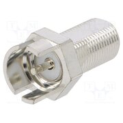 222181 Connector: F; socket; female; SMT; card edge; straight; tinned; 75Ω OcDmY5exKIOirLNLBwEoqM4cKro1NjJXQzYaD6NdUmo