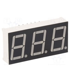KW3-561AVB Display: LED; 7-segment; 14.2mm; 0.56"; No.char: 3; red; 40÷80mcd -3NB7ogM5vHZaQLhw5wPYu-FtkNmjgiZ52Y2WjA0EU0