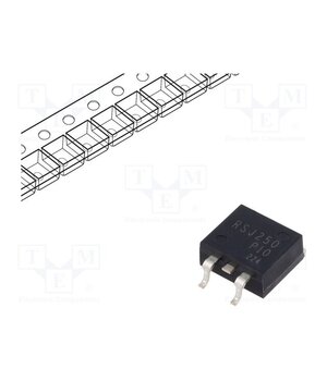 RSJ250P10FRATL Transistor: P-MOSFET; unipolar; -100V; -25A; Idm: -50A; 50W; TO263 HgaDw0NV361TM4gL3NMGF41ZF6C6O6c-T4i0G8C4-PM