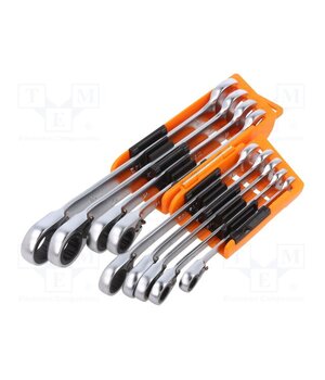 142/SC9I Wrench-set; combination spanner,with ratchet; 9pcs. 7vnDHSH0dbfpTW3tEA3BChurFNVbyNZG9iME0CZzqTA