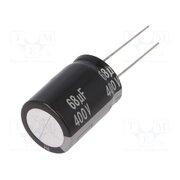 EEUEE2G680 Capacitor: electrolytic; THT; 68uF; 400VDC; Ø18x25mm; ±20%; 10000h NPLSXIKz0-TH6KKVG7swXOYA3JjtGsDTBt-67psqkHY