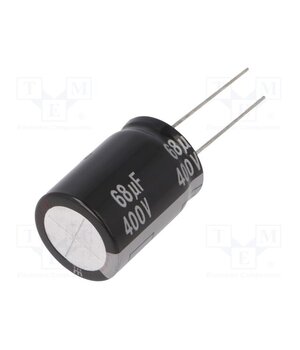 EEUEE2G680 Capacitor: electrolytic; THT; 68uF; 400VDC; Ø18x25mm; ±20%; 10000h NPLSXIKz0-TH6KKVG7swXOYA3JjtGsDTBt-67psqkHY