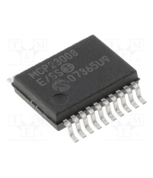 MCP23008-E/SS IC: interface; I/O expander; 1.7Mbps; 1.8÷5.5VDC; I2C; SMD; SSOP20 YO79NcpenX7S1yjD75nVC0wfVOJJBfI2m9ACF9aHwWw