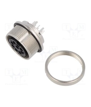 09 0174 90 08 Connector: M16; socket; female; PIN: 8; 5A; 60V; THT; IP67; zinc alloy iO5XTmZNsLvZe05UpupCO4o_4O7UrVll6mj4ioCWRTw