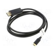 CA-CMDP-10CU-0018-BK Adapter; DisplayPort 1.2,USB 3.2; DisplayPort plug,USB C plug la2IkRJyarCJCgutKQgeYPNuRDNygw9Ntx2xigrmfFk