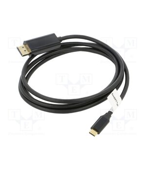 CA-CMDP-10CU-0018-BK Adapter; DisplayPort 1.2,USB 3.2; DisplayPort plug,USB C plug la2IkRJyarCJCgutKQgeYPNuRDNygw9Ntx2xigrmfFk