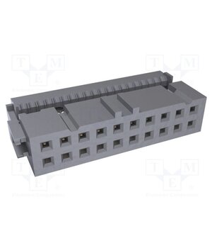 71600-620LF Connector: IDC; socket; female; PIN: 20; straight; 2.54mm; 2.54mm SvrhQwdQuebtC028hVz3I1N5mNSjQak4yNrAQ9yhY4w