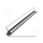 CP30159 Mounting adapter; patch panel; rack; screw; 29mm; M3; Height: 1U fpFoE0CFFGalysyM7qutihdC_v9cnWASAiLOSSvwKzQ