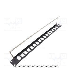 CP30159 Mounting adapter; patch panel; rack; screw; 29mm; M3; Height: 1U fpFoE0CFFGalysyM7qutihdC_v9cnWASAiLOSSvwKzQ