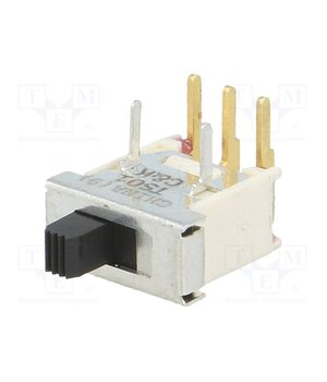 TS01ABE Switch: slide; Pos: 2; SPDT; 0.4A/20VDC; ON-ON; THT; -30÷85°C; TS nQwklXzNfC-DudXVY10Y0zAwktW2kXw4NVw-GdkdOQI