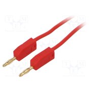 PPOM-TL2-05/R Test lead; banana plug 2mm,both sides; Len: 0.5m; red ImhMVi7LmuduWeWlT7eVQmnGKjScuT2k731Osom9cVg