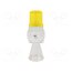 710117005 Signaller: lighting-sound; 24VDC; bulb BA15D; yellow; IP43; KLL HU1gDFR4LNKRtOwpZpvtoRSWTtHQk5D07hoV81O-jKo