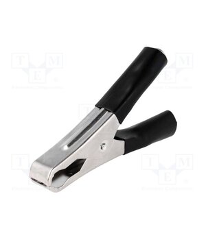 CRCLBL-08 Crocodile clip; 50A; Grip capac: max.31mm; Overall len: 100mm nFx8Me7yPS5wazwvSquMikyLSQc8eT5w23GqvvjVQxQ